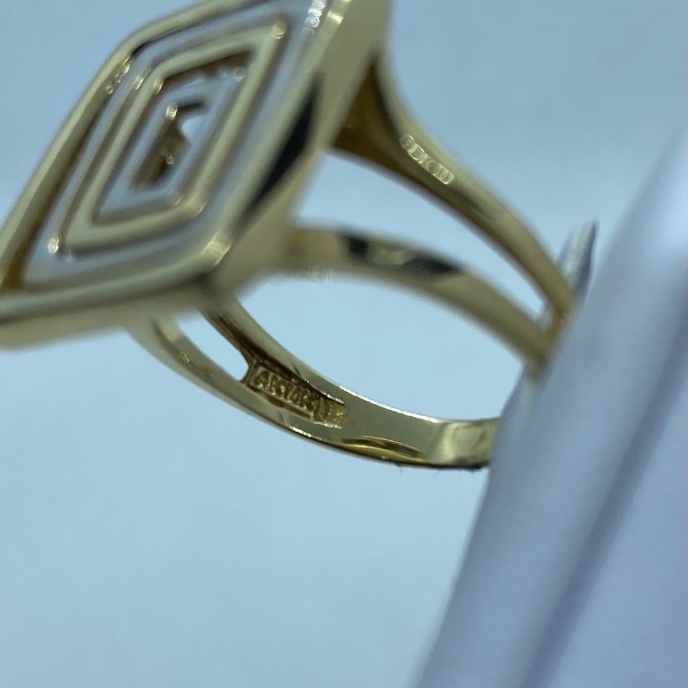 14k Square Ring - image 8